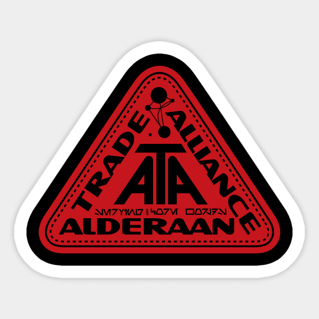 Alderaan Trade Alliance Sticker by MindsparkCreative